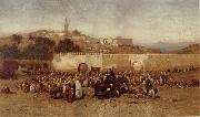 Louis Comfort Tiffany Market Day Outside the Walls of Tangiers Germany oil painting artist